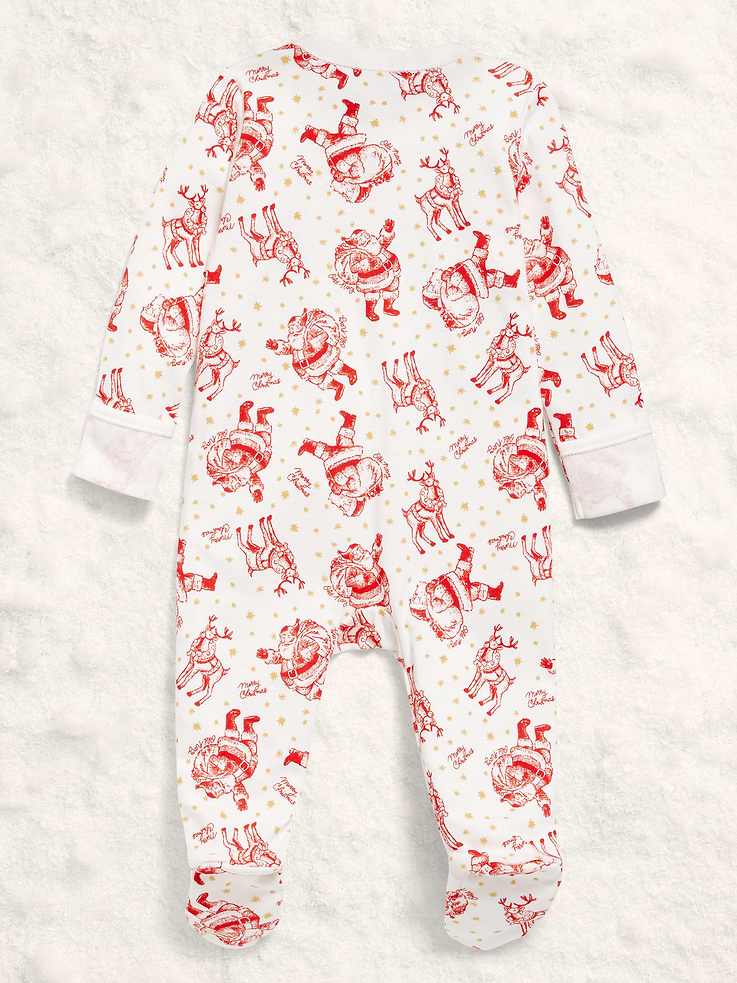 Image number 2 showing, 2-Way-Zip Sleep & Play Footed One-Piece for Baby