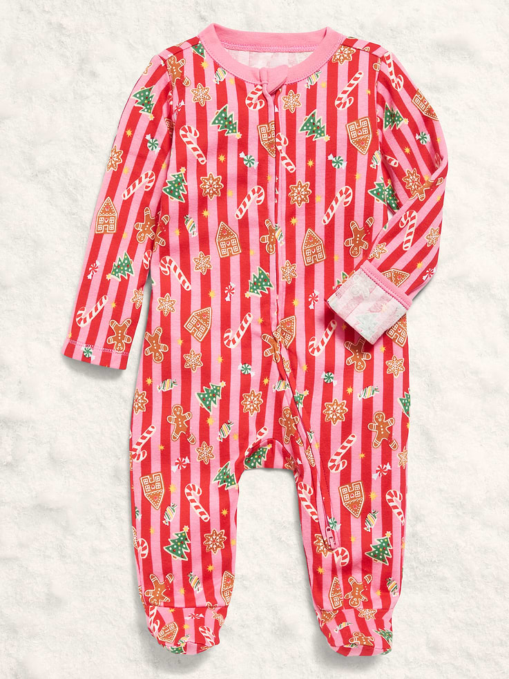 Image number 1 showing, 2-Way-Zip Sleep & Play Footed One-Piece for Baby