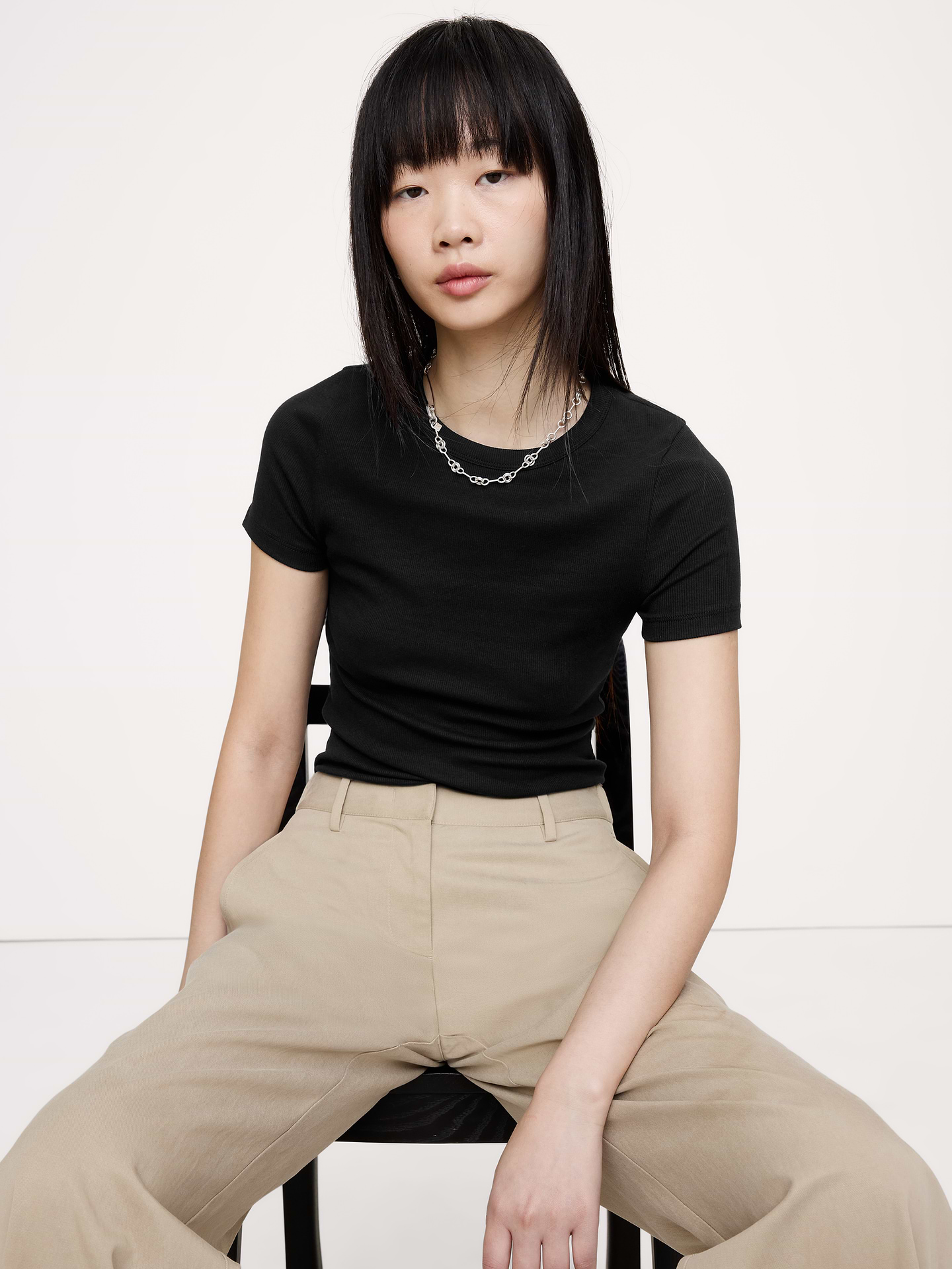 Image number 1 showing, Ribbed Baby T-Shirt