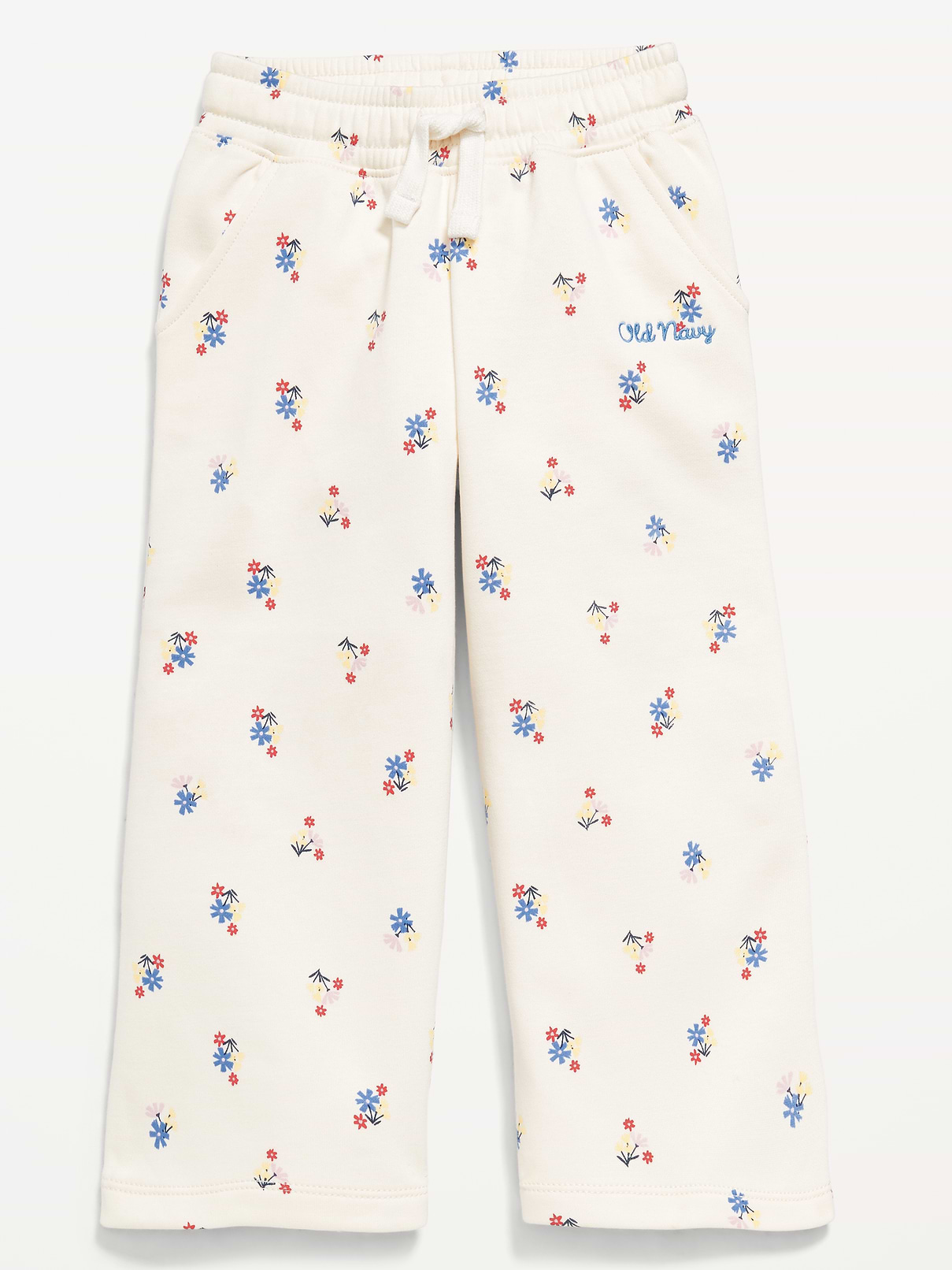 Image number 1 showing, Logo-Graphic Wide-Leg Sweatpants for Toddler Girls