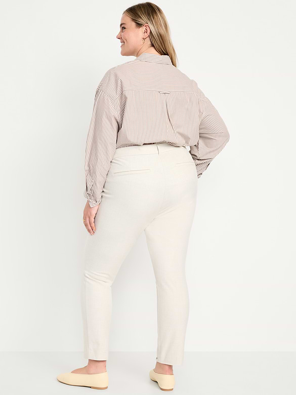 High-Waisted Pixie Skinny Ankle Pants