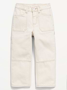 Image number 1 showing, Baggy Carpenter Utility Jeans for Toddler Boys
