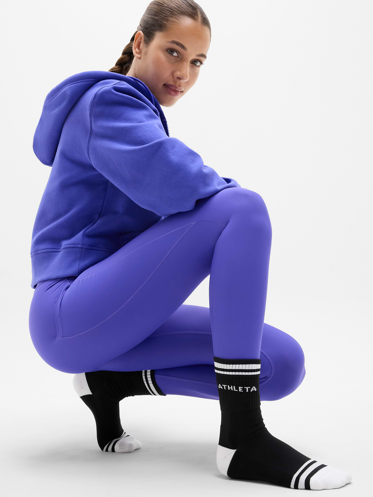 Image 2 of 2, Athleta High Performance Crew Sock