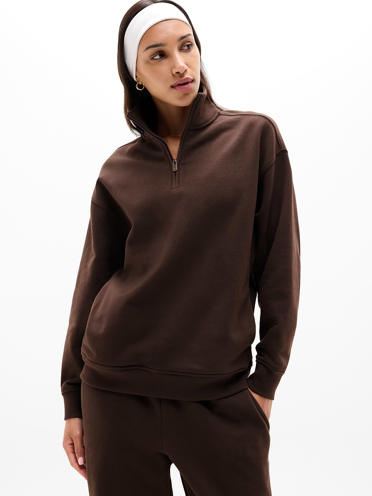 Image number 1 showing, Forever Fleece 1/4 Zip Sweatshirt