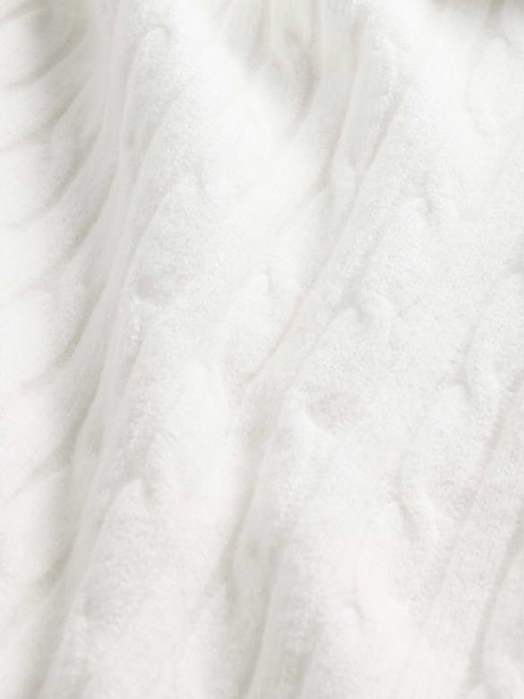 CashSoft Cable-Knit Mini Sweater Dress