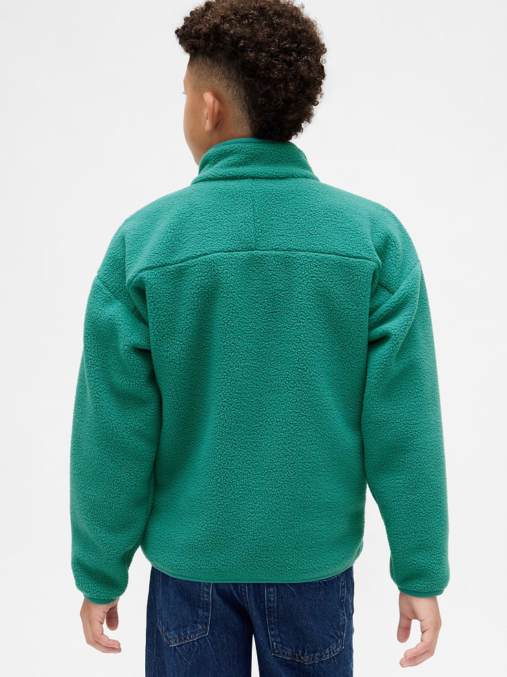 Image 3 of 6, Kids Relaxed Sherpa Jacket