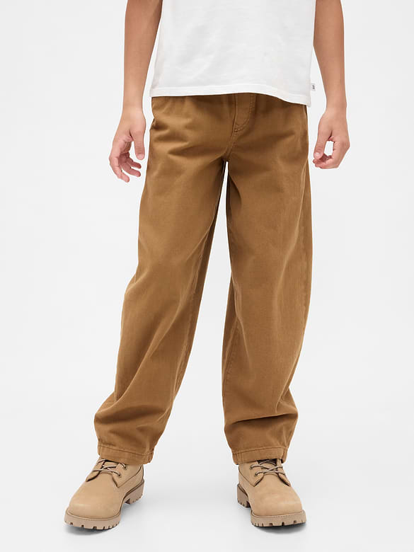 Kids Baggy Taper Jeans