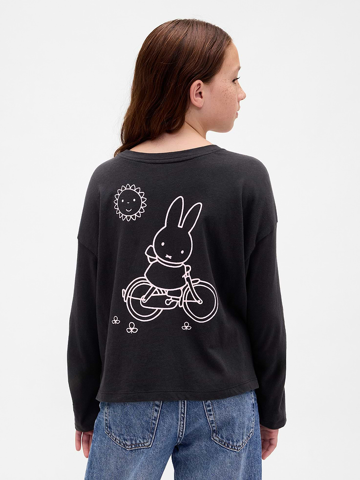 Image number 3 showing, Kids Miffy Oversized Graphic T-Shirt