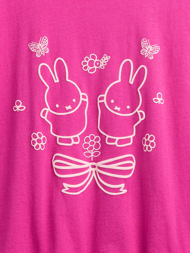Image 4 of 4, Kids Miffy Oversized Graphic T-Shirt