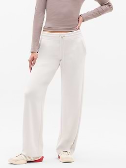 Seasoft Mid Rise Straight Pant — Bone by Athleta