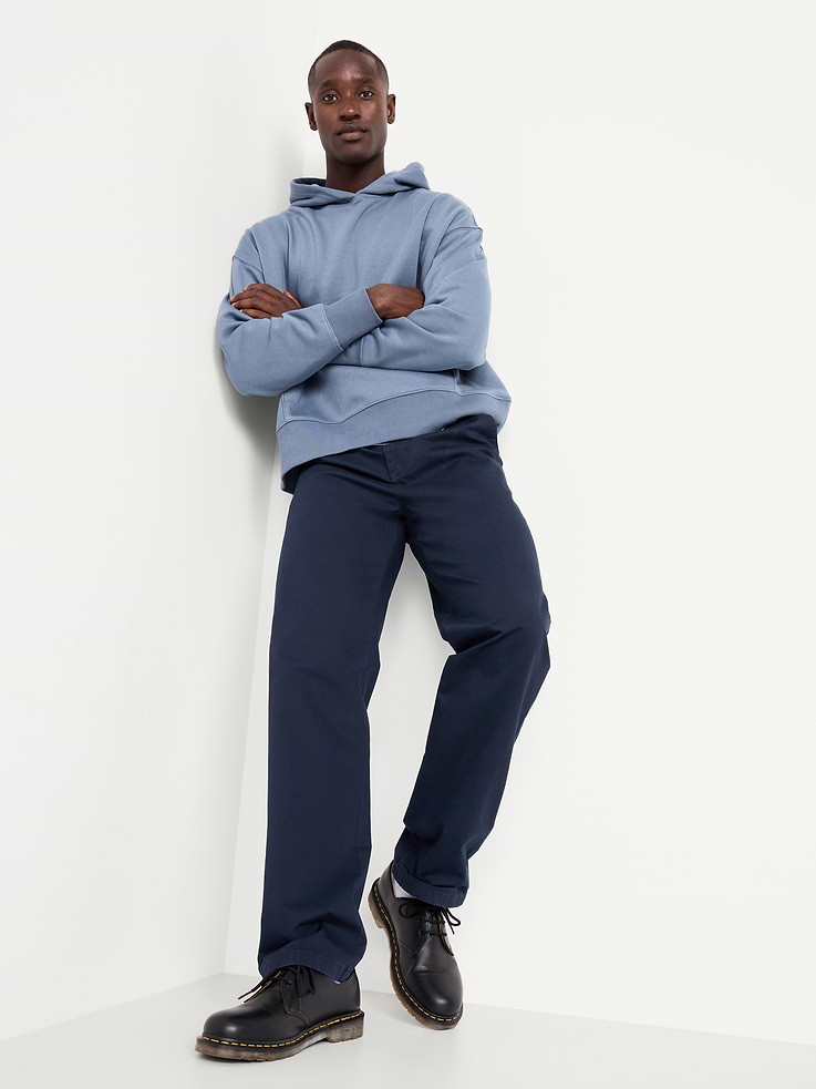 L'image numéro 3 présente Pantalon ample années 1990 en tissu épais à Extensibilité intégrée