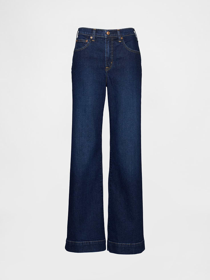 Image number 7 showing, High Rise Relaxed Flare Jeans