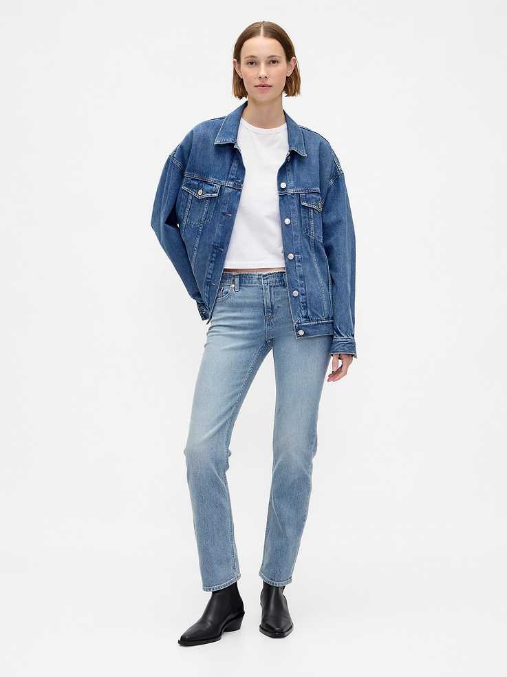 Image number 1 showing, Low Rise '90s Slim Straight Jeans