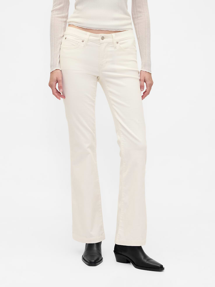 Image number 2 showing, Low Rise Corduroy Long & Lean Pants