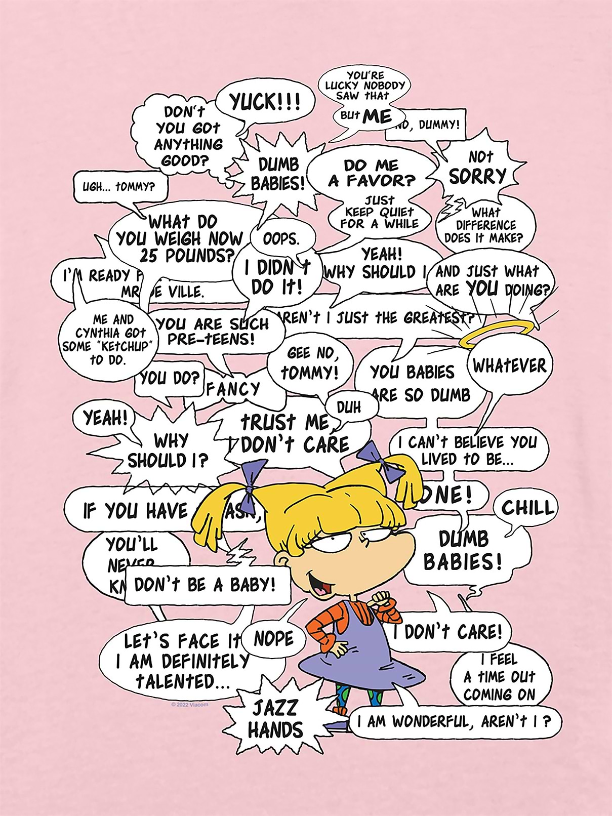 Image number 2 showing, Rugrats Angelica Overload Graphic T-Shirt for Girls