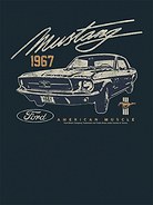 Image number 2 showing, Ford American Muscle Dark Graphic T-Shirt for Kids