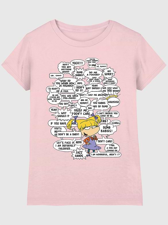 Rugrats Angelica Overload Graphic T-Shirt for Girls