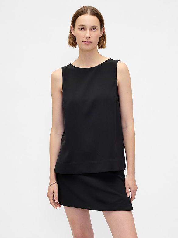 Boatneck Shell Tank Top