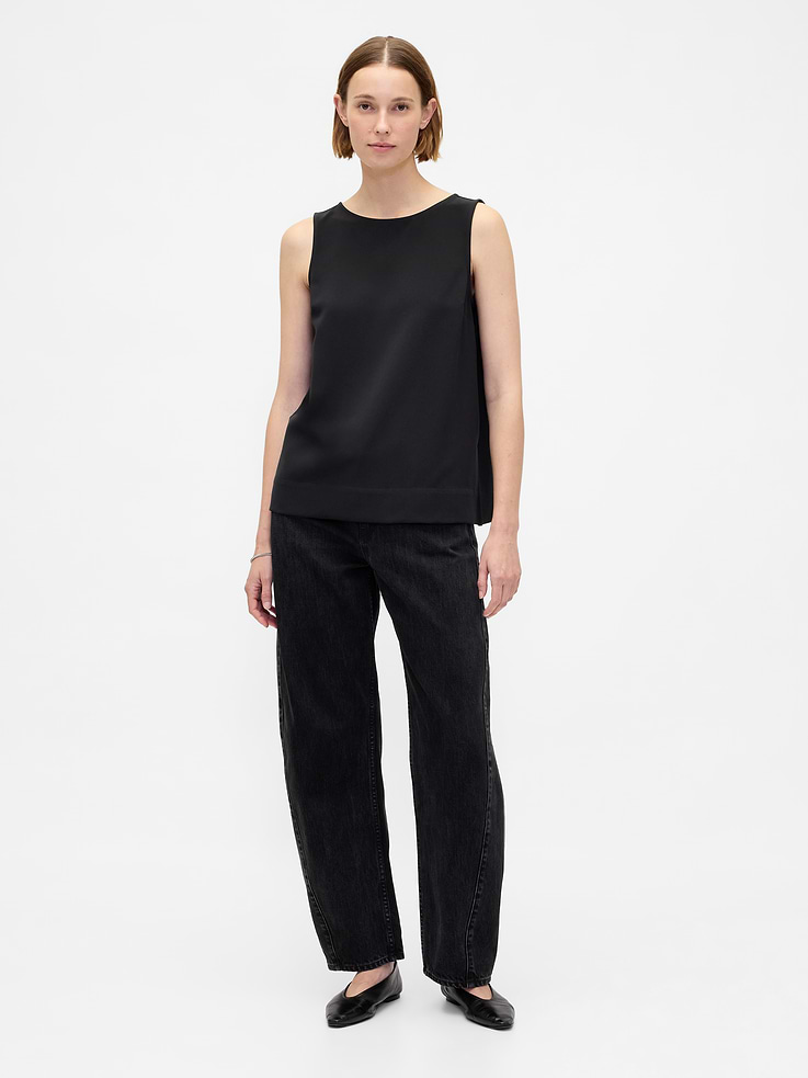 Image number 2 showing, Boatneck Shell Tank Top