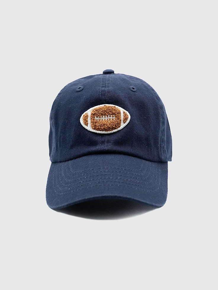 Image 2 of 2, Rey to Z Kids and Toddler Terry Football Hat