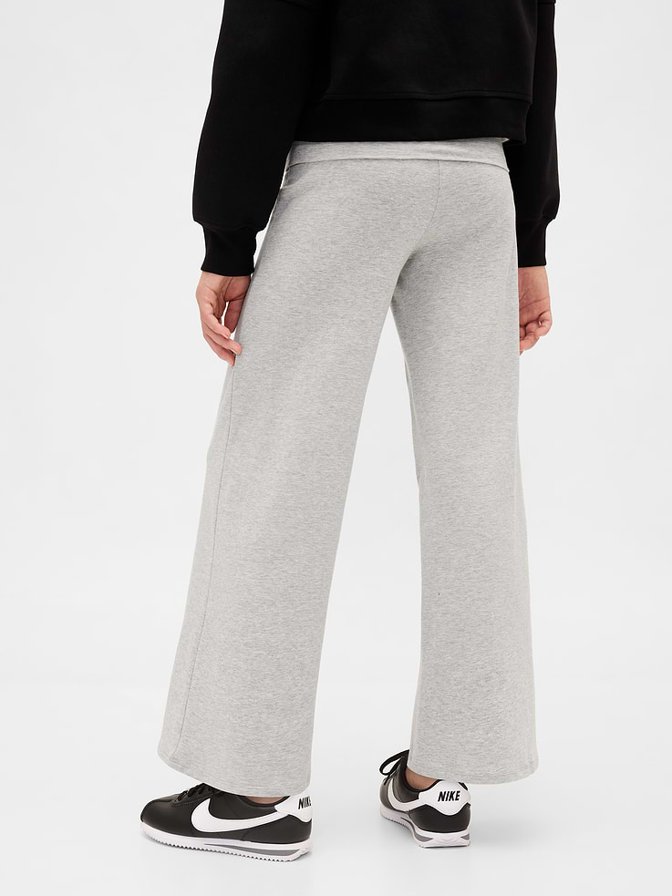 Image number 4 showing, Kids Wide-Leg Foldover Leggings