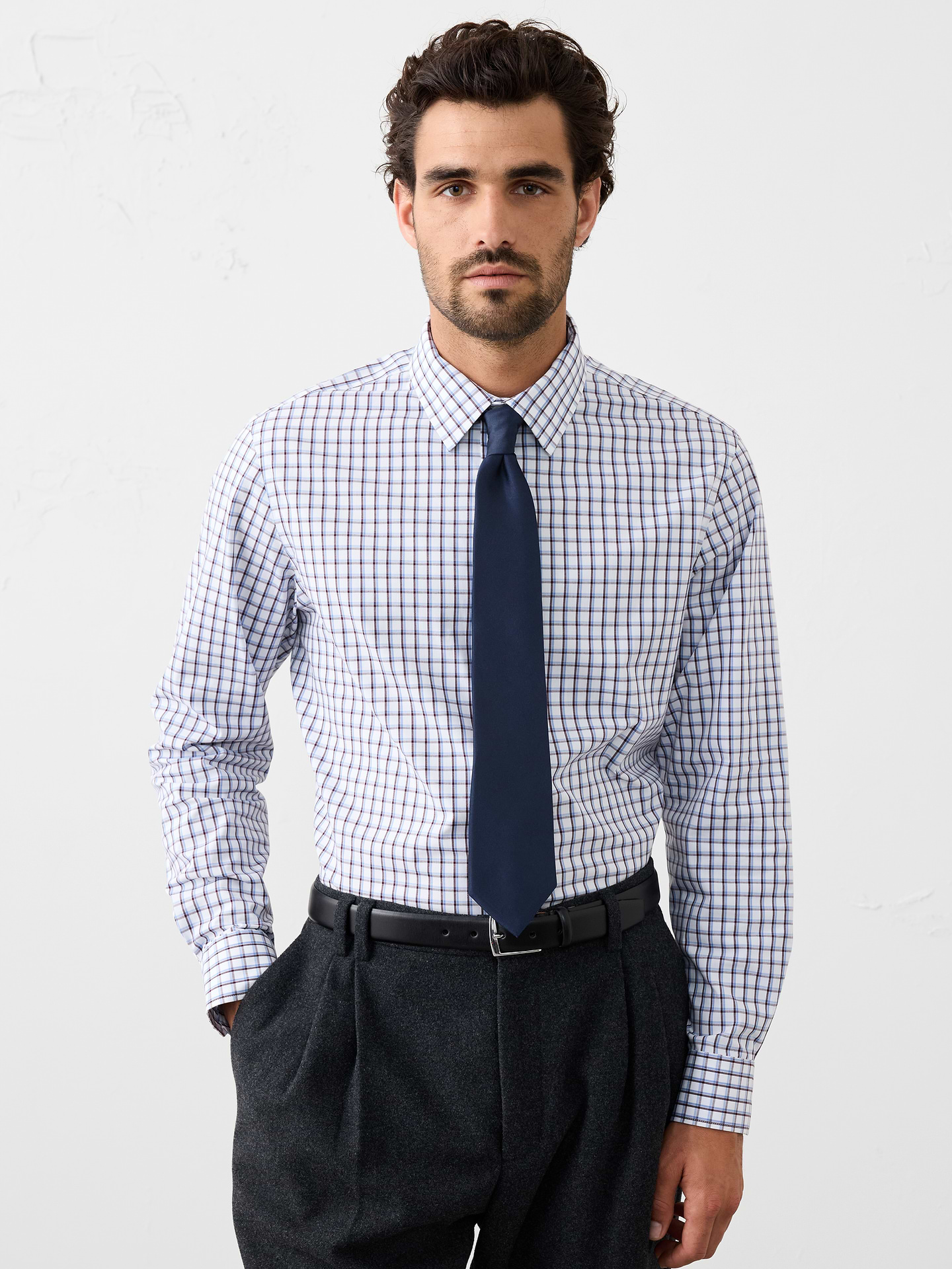Image number 2 showing, Super Micro Square Textured Tie
