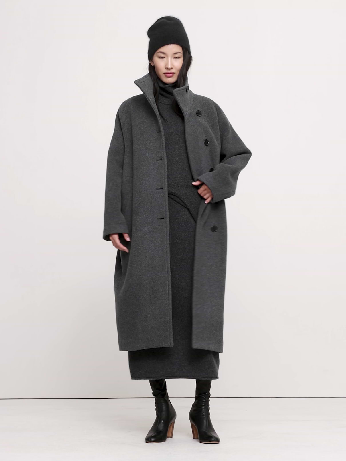 Italian Wool-Blend Top Coat | Banana Republic