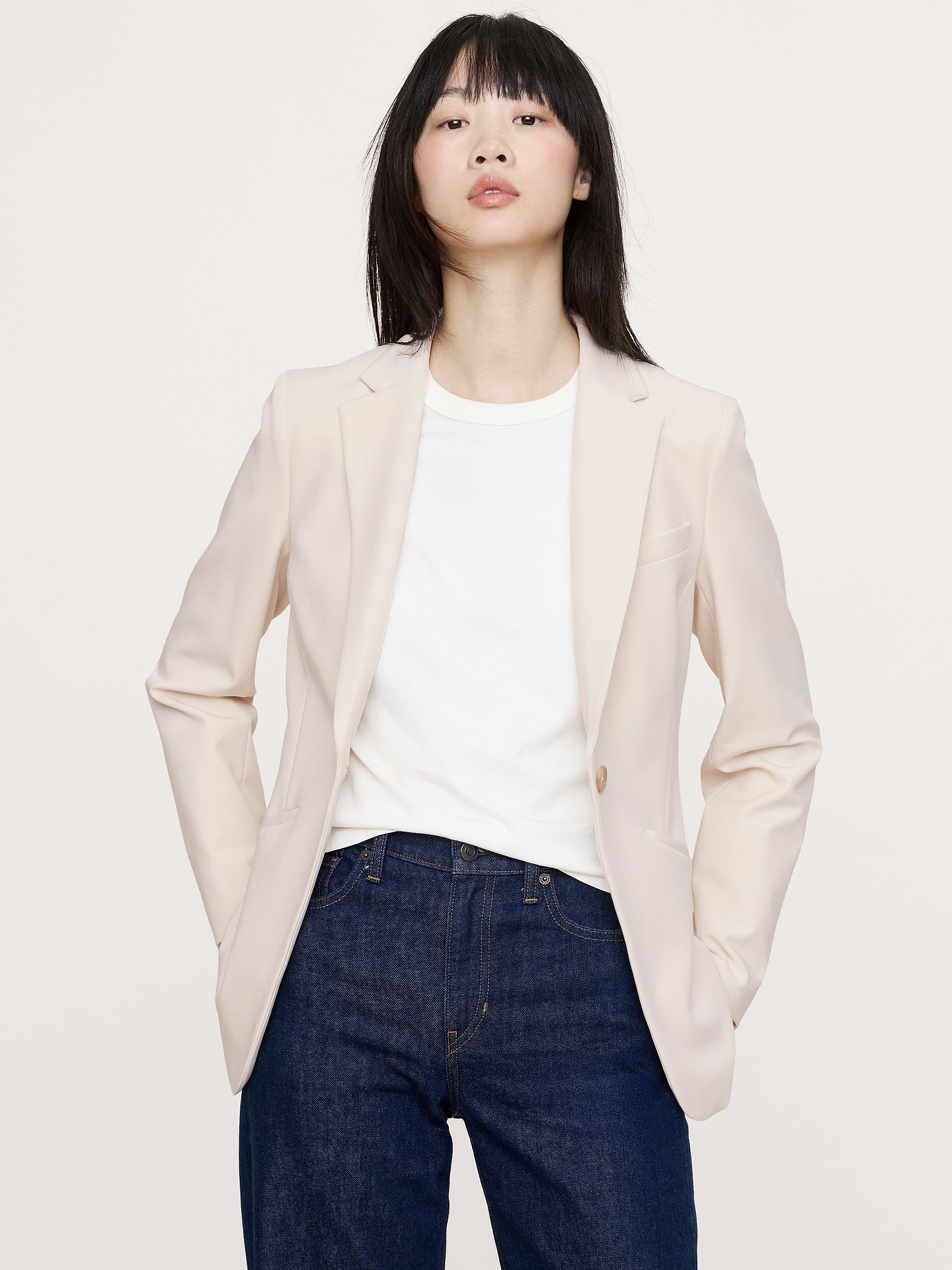 Image number 1 showing, Slim City Stretch Blazer