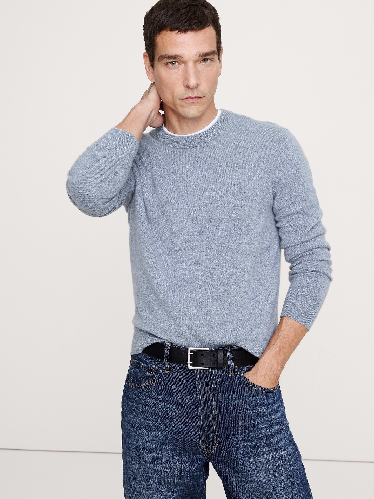 Image number 1 showing, Cashmere Crew-Neck Sweater