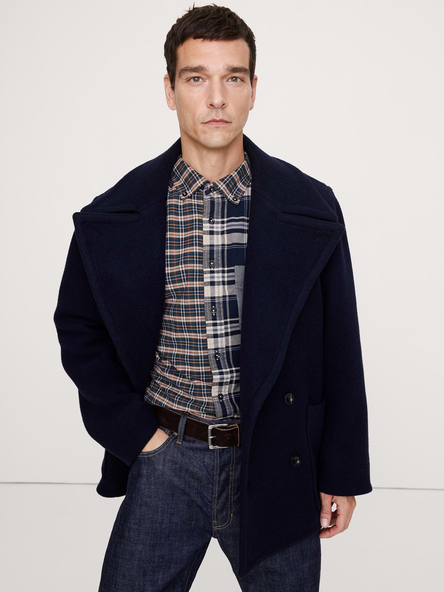Image 3 of 4, Relaxed-Fit Patchwork Oxford Shirt