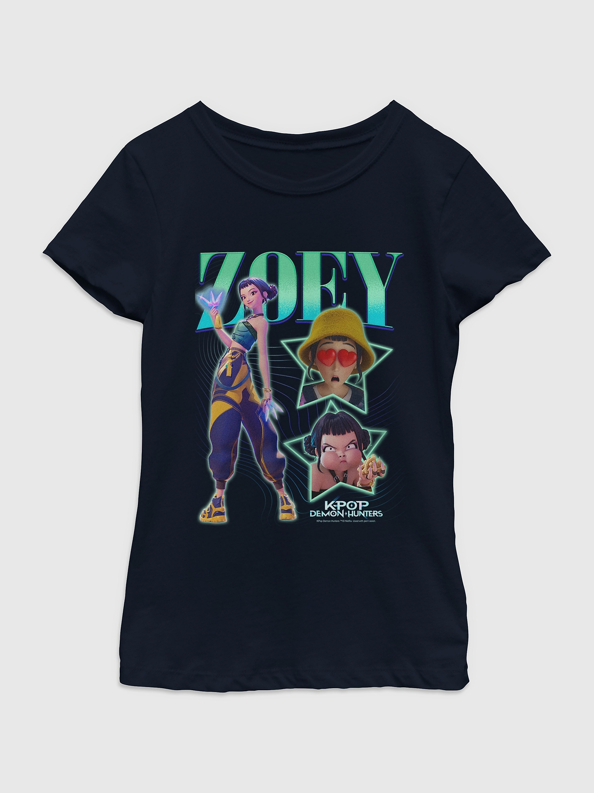 K-Pop Demon Hunters Y2K Zoey Graphic T-Shirt for Girls | Old Navy