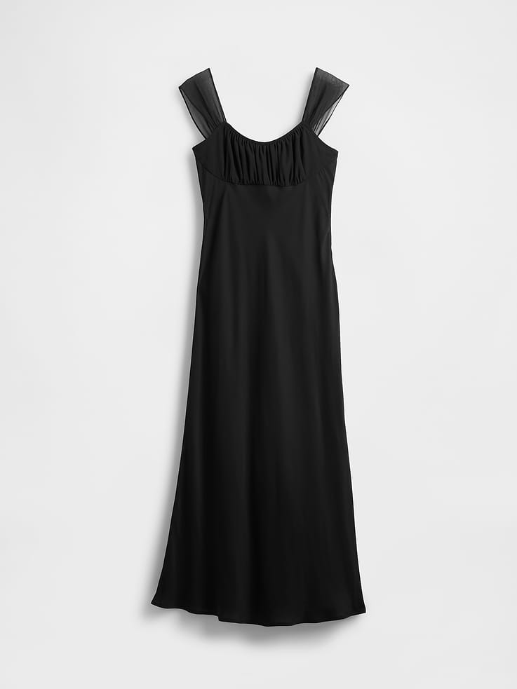 Image number 5 showing, Mixed Media Maxi Dress