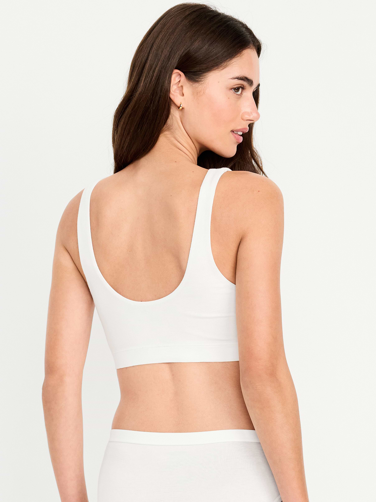Image number 2 showing, Ruched Cotton Bralette