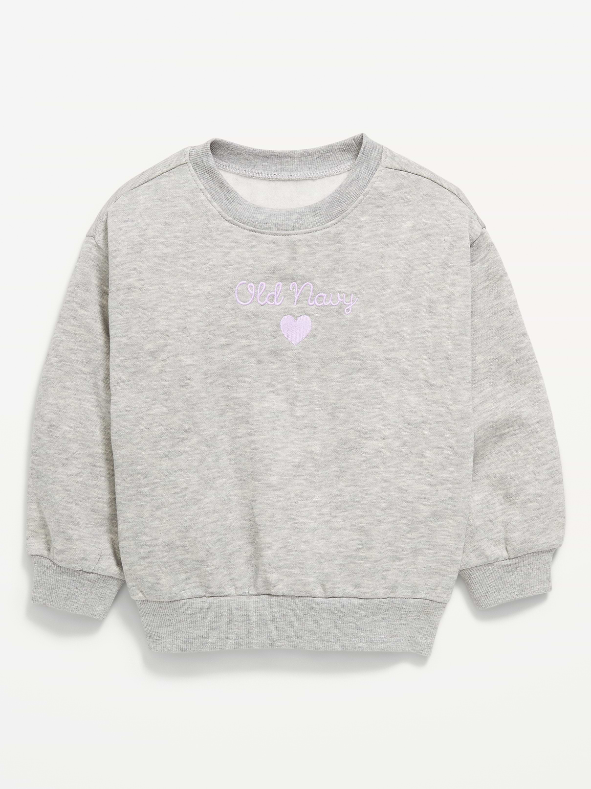 Image number 1 showing, Long-Sleeve Logo Graphic Sweatshirt for Toddler Girls