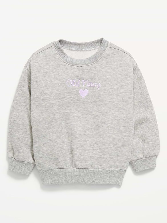 Long-Sleeve Logo Graphic Sweatshirt for Toddler Girls
