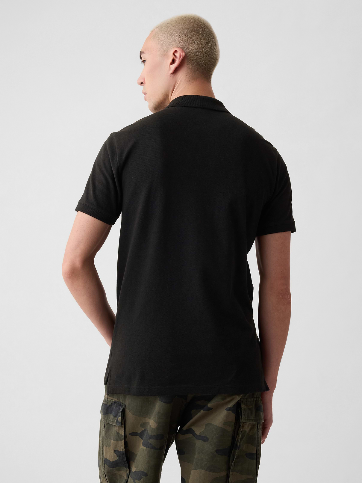Image 2 of 4, Pique Polo Shirt