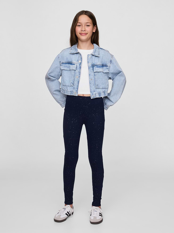 Image number 1 showing, Kids Sparkle Leggings