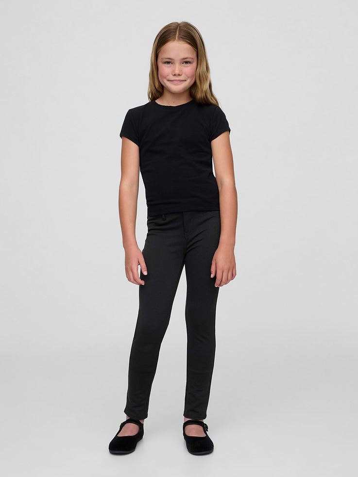 Image number 1 showing, Kids Uniform Ponte Pants