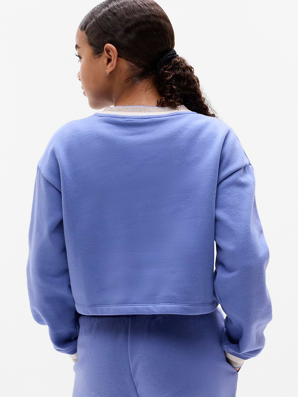 Athleta Girl All Day Sparkle Rib Crew