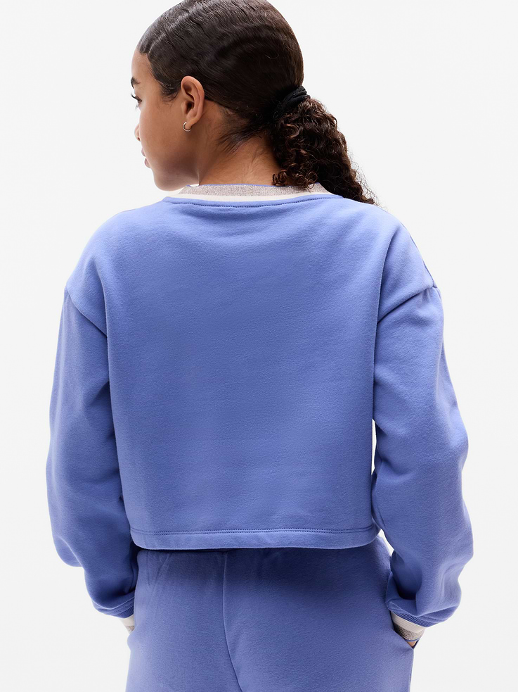 Image number 4 showing, Athleta Girl All Day Sparkle Rib Crew