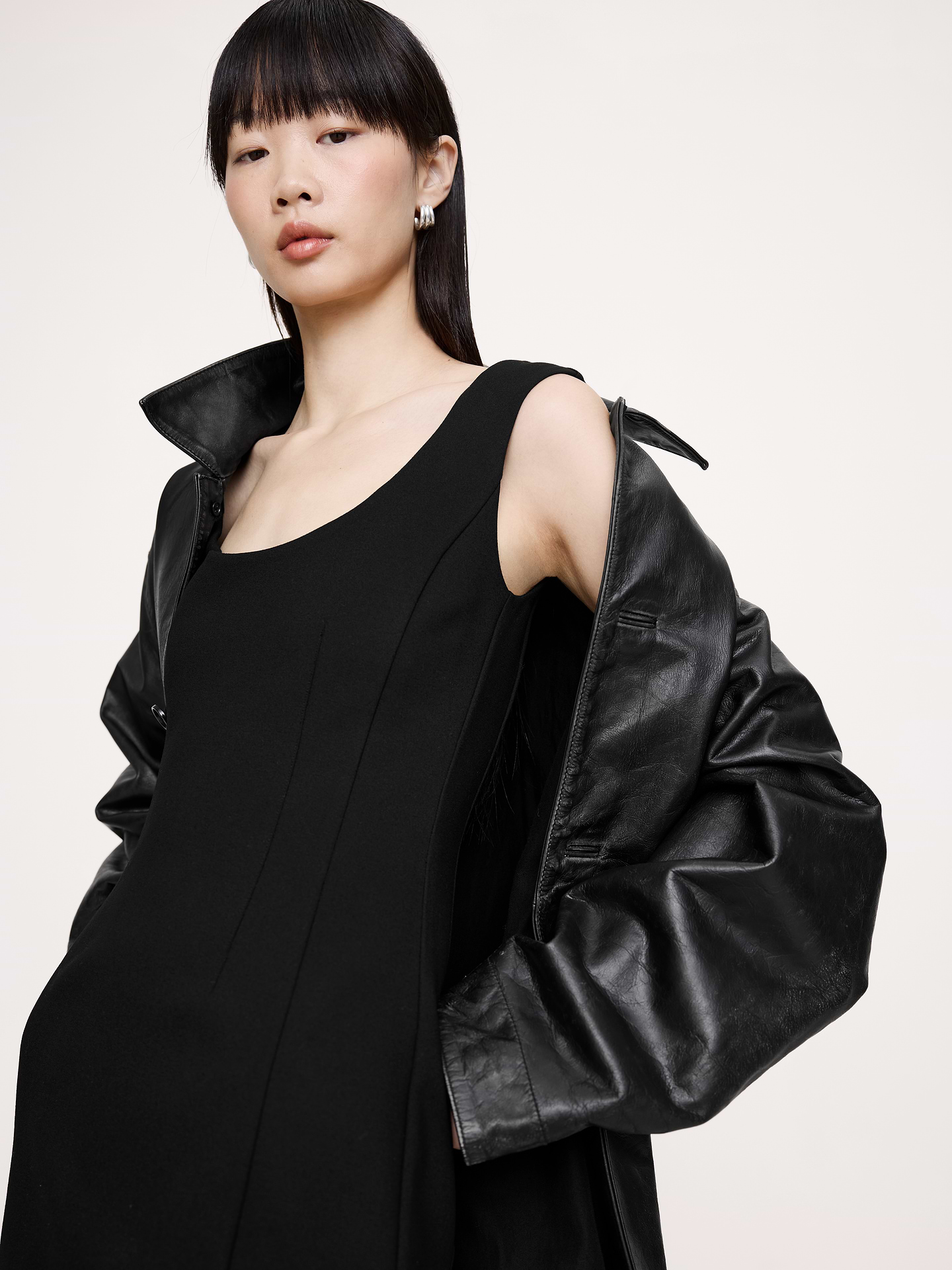 Image number 3 showing, Everywhere Ponte Scoop-Neck Sheath Dress