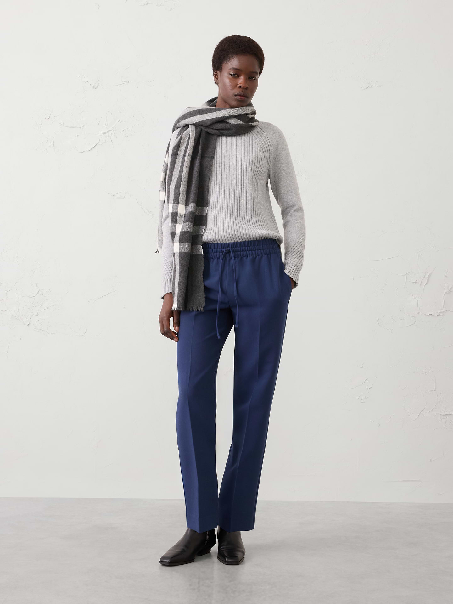 Image number 1 showing, Tapered High-Rise Pull-On Pant