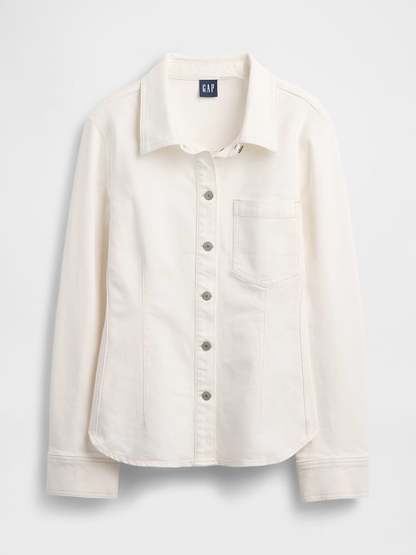 Cinched Denim Shirt
