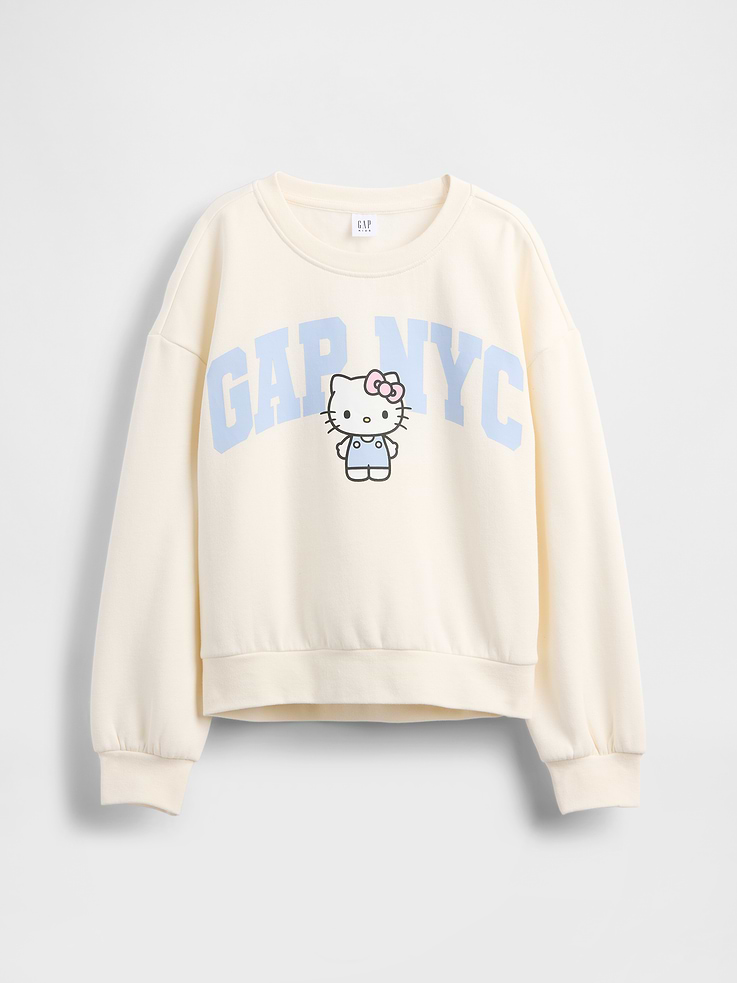 Image number 2 showing, Kids VintageSoft Hello Kitty Logo Sweatshirt