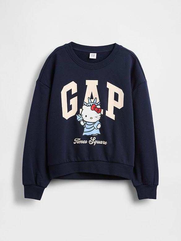 Kids VintageSoft Hello Kitty Logo Sweatshirt