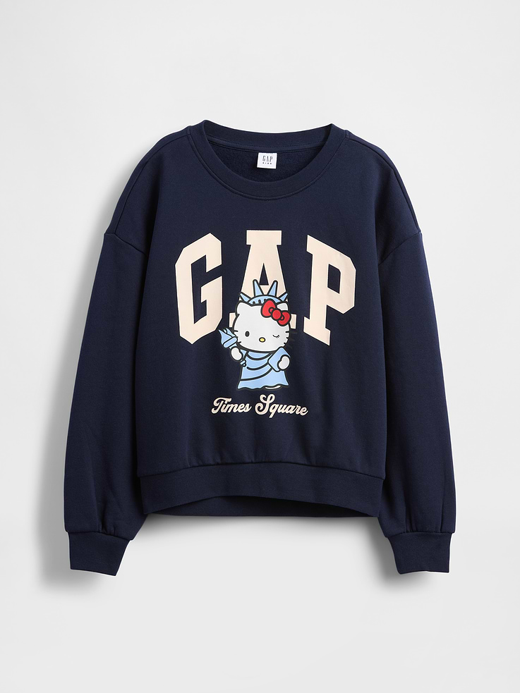 Image number 2 showing, Kids VintageSoft Hello Kitty Logo Sweatshirt