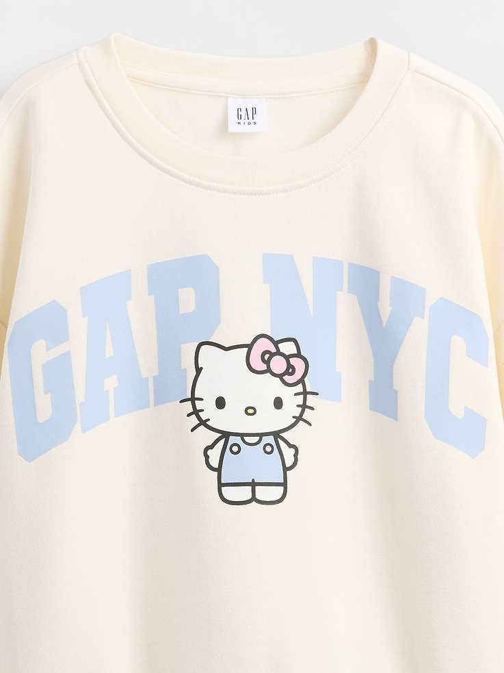 Image number 5 showing, Kids VintageSoft Hello Kitty Logo Sweatshirt