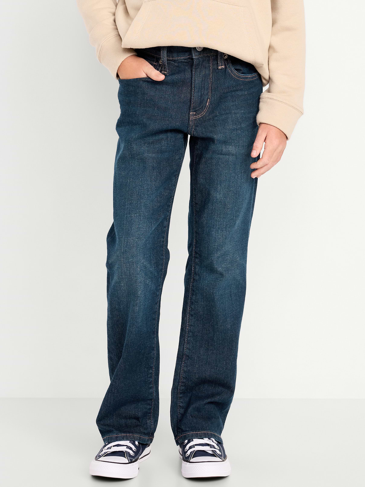 Image number 1 showing, Built-In Flex Boot-Cut Jeans for Boys
