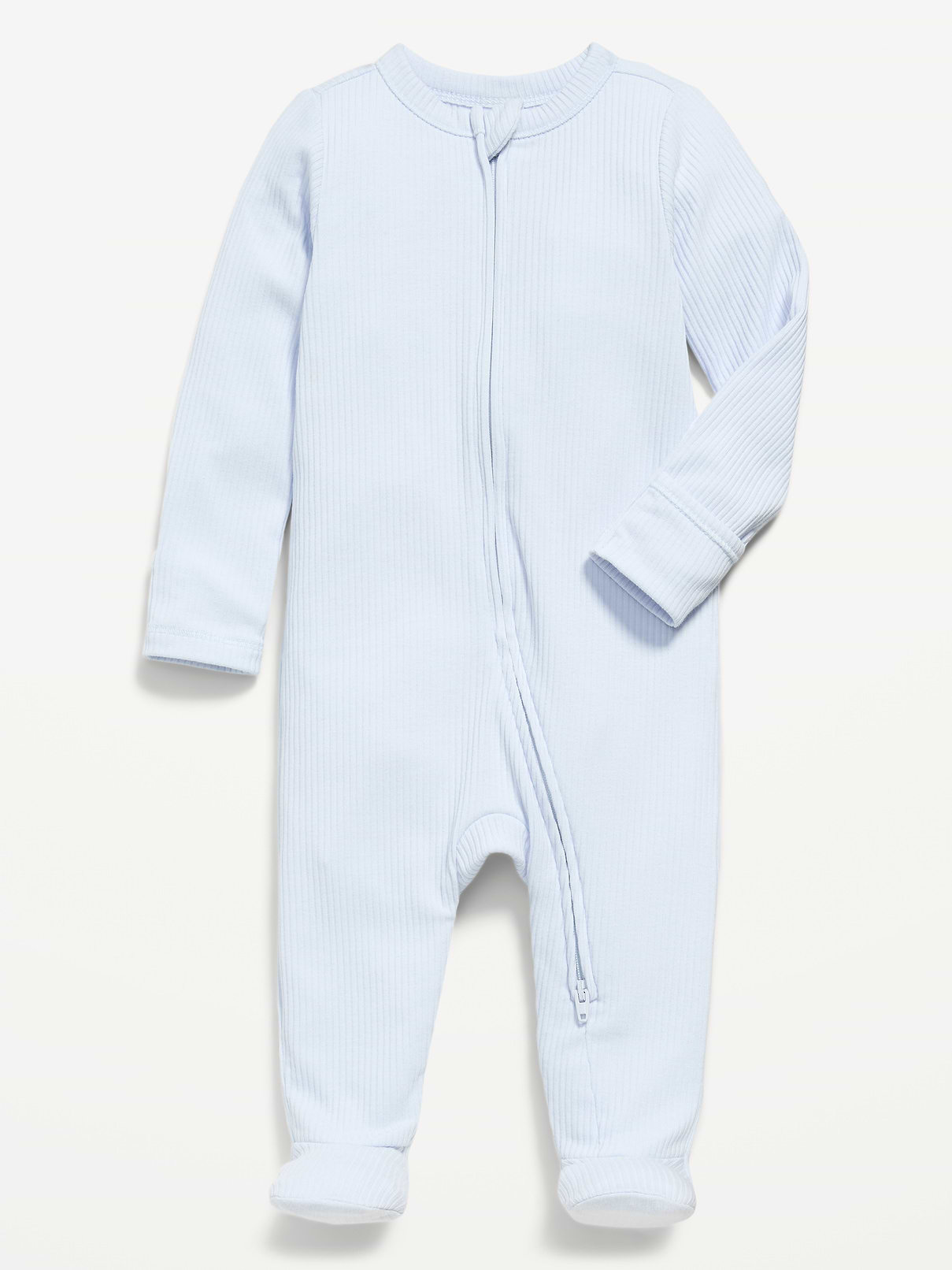 Image number 1 showing, Ribbed 2-Way-Zip Sleep & Play Footed One-Piece for Baby