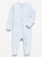 Image number 1 showing, Ribbed 2-Way-Zip Sleep & Play Footed One-Piece for Baby